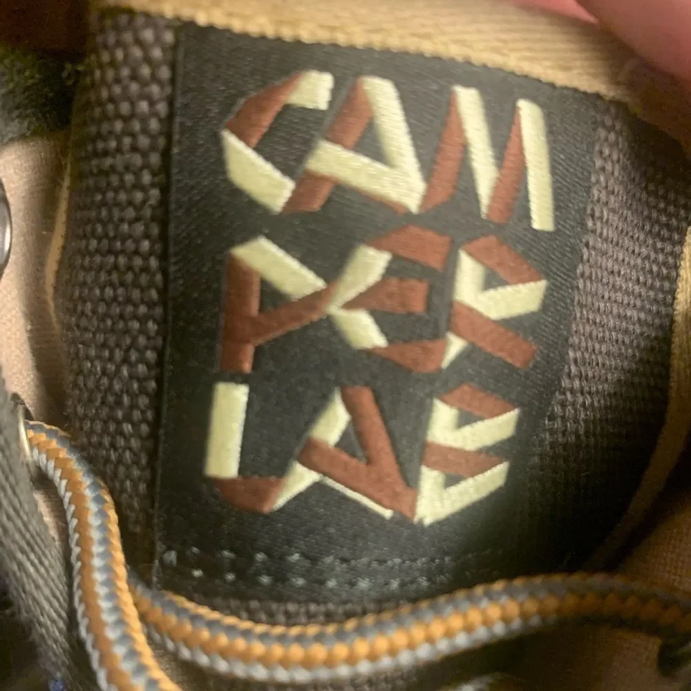 RARE CamperLab Mallorca 1975 Brown and Orange Twins Hi Sneakers